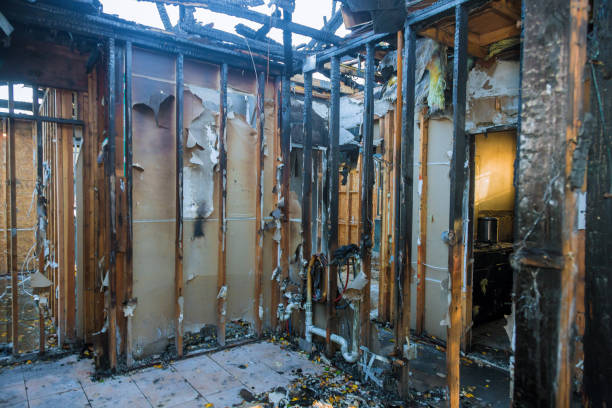 Professional Emergency Fire Cleanup technician working in Ambler, PA